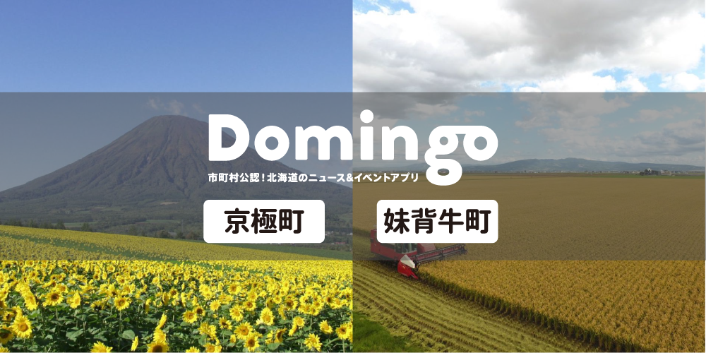 【お知らせ】Domingo公認市町村に『京極町』と『妹背牛町』が追加!
