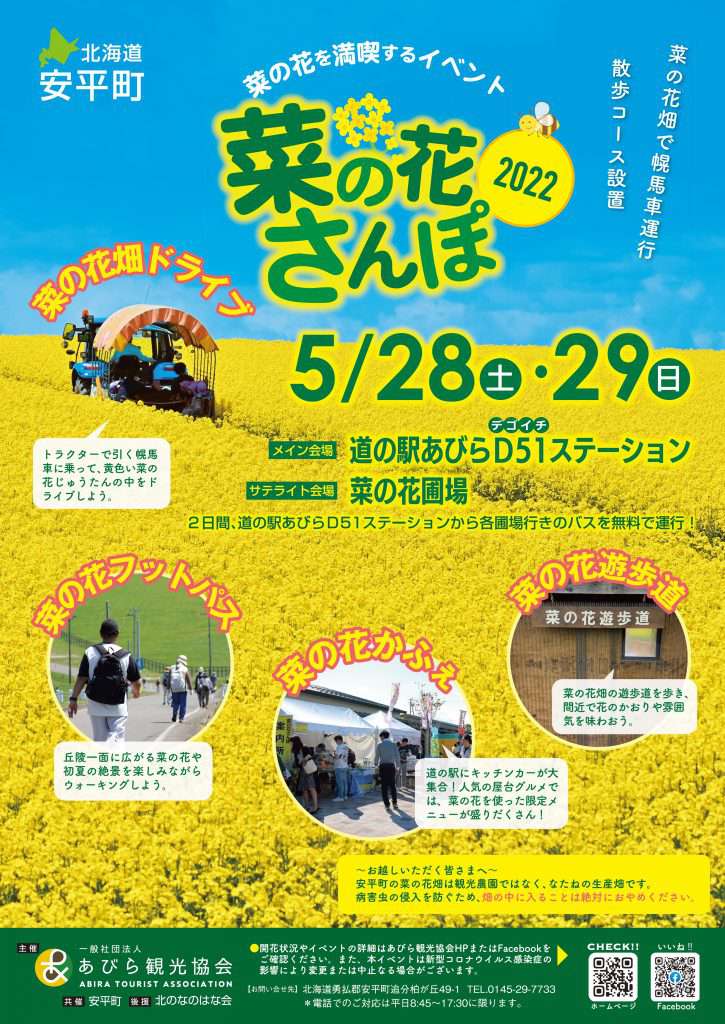 一面に広がる黄色いじゅうたん 北海道で 菜の花畑 の絶景を楽しむならここ Domingo